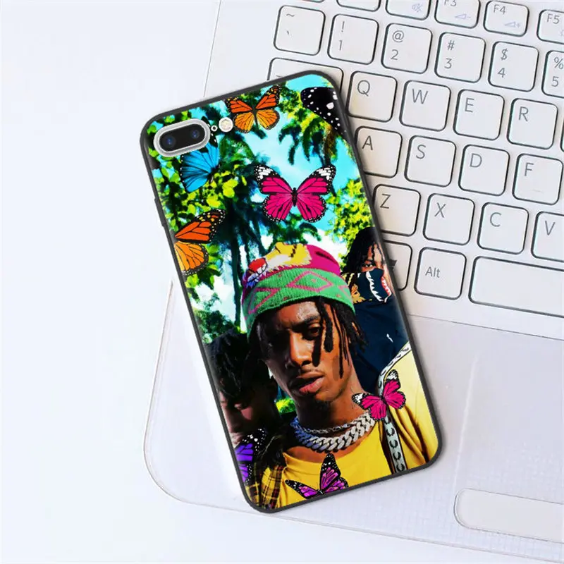 T6828 Rapper singer Playboi Carti Black Soft silicone TPU Phone Cases For iPhone X 5s 5 SE 6s 6 7 8 Plus XS Max XR Coque Back Cover - Цвет: T6828