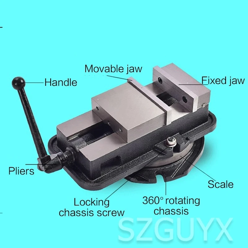 

Precision angle-fixed flat pliers 4 inch 5 inch 6 inch 8 inch CNC Heavy Vise Milling machine Flat pliers