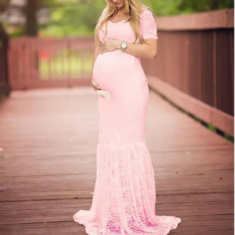 Maternity Skirt Photography Props Lace Pregnancy Clothes Dresses For Photo Shoot Clothing Women | Мать и ребенок