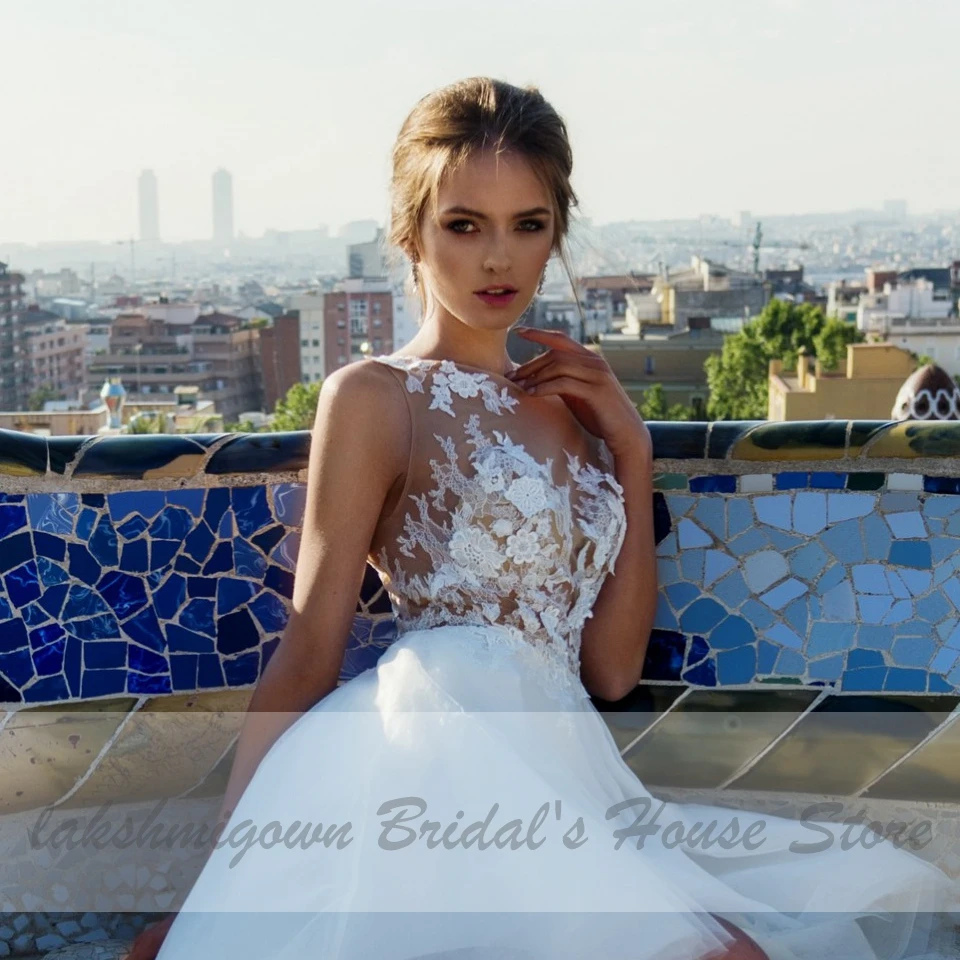 Длинное Элегантное свадебное платье lakshmidress с коротким передним и задним вырезом