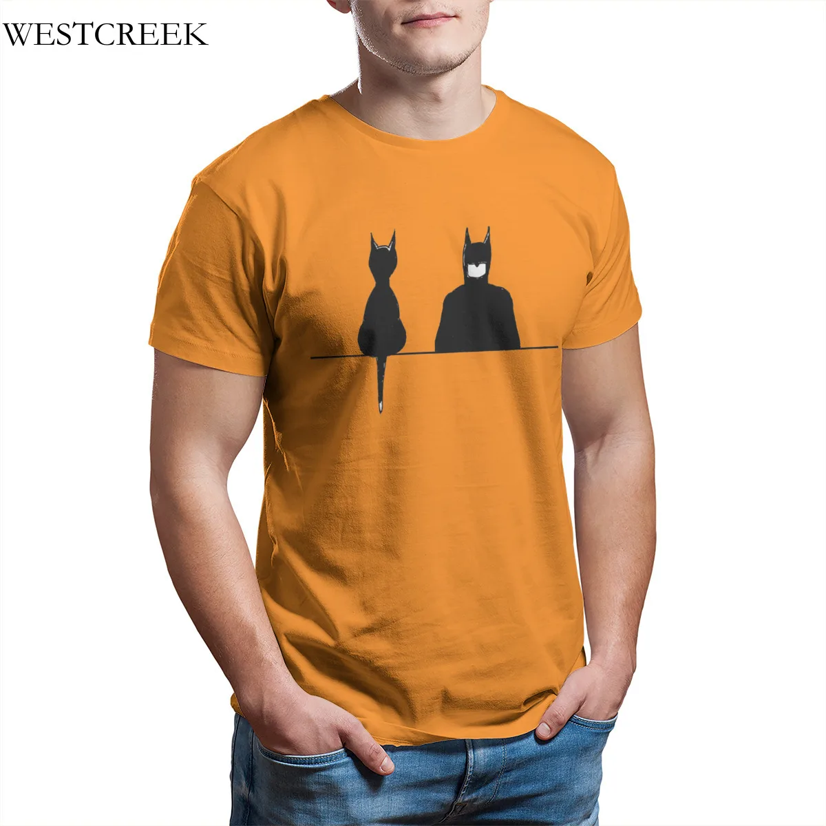 

Wholesale Men's T-Shirt Cat and bat Essentials Oversized Retro Tees 34829