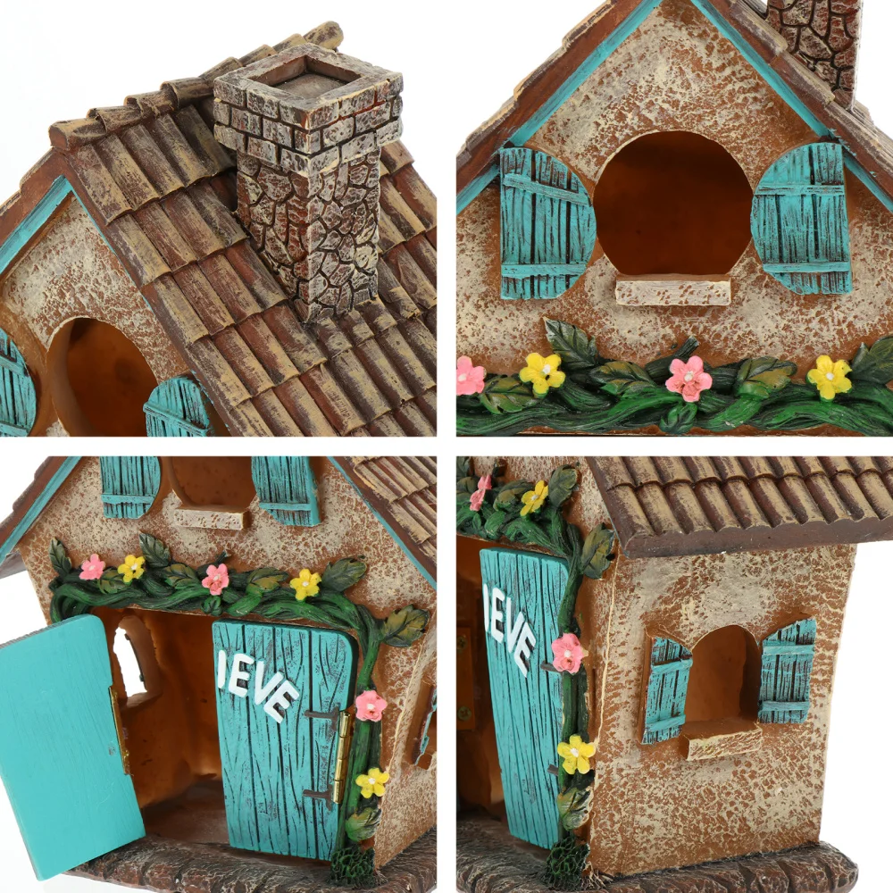 

6pcs Adorable Fairy House Kit Outdoor Fairy Garden Kit Fairy Garden Accessories