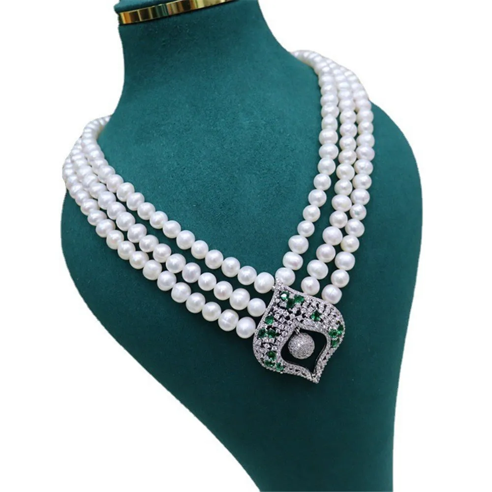 

Женское Ожерелье из натурального пресноводного жемчуга, 6-7 мм