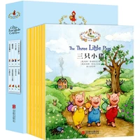 8pcs set english and chinese story short book for children 6 12 years chinese fairy tale books in english bedtime taleading