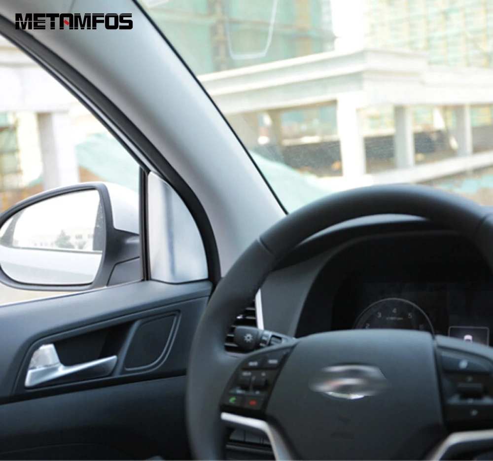 Для hyundai Tucson 2015-2017 2018 2019 углеродное волокно внутри двери светоотражающий чехол