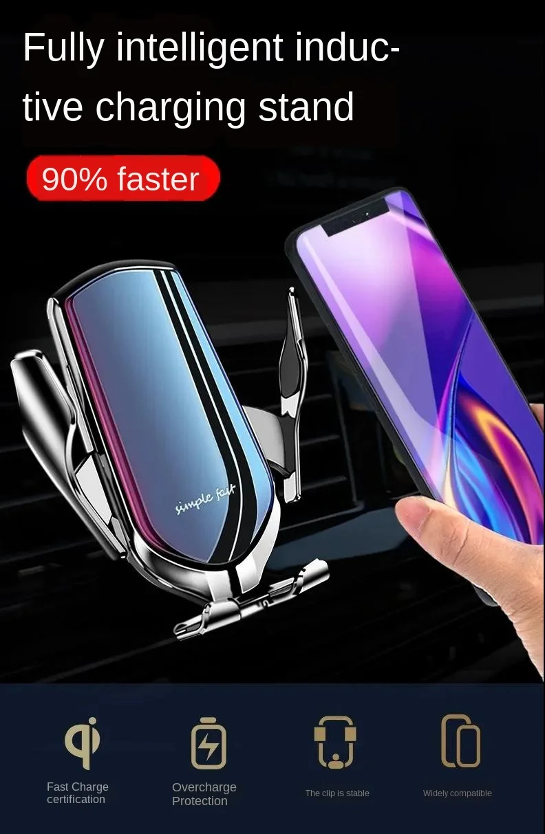 Apple Huawei Mate30 11 Беспроводное зарядное устройство Автомобильный держатель для