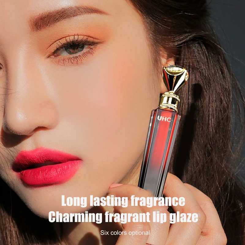 Алмазная туманная глазурь для губ стойкая увлажняющая водостойкая косметика