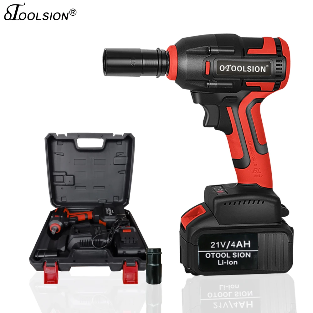 4000 мАч бесщеточный Электрический Гайковерт ударный гайковерт