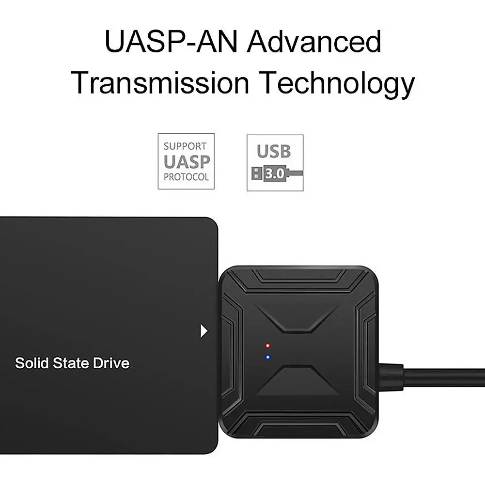 Переходник с USB 3 0 на SATA переходник кабели Поддержка внешнего SSD HDD 2 5 дюйма/3 дюйма