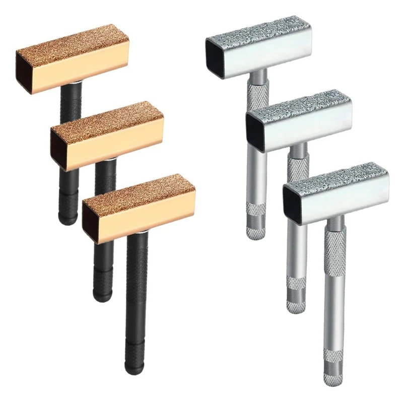 

6Pieces Diamond Grinding Wheel Dresser With Flat Diamond Coated Surface For Truing Grinding & Deburring Wheels