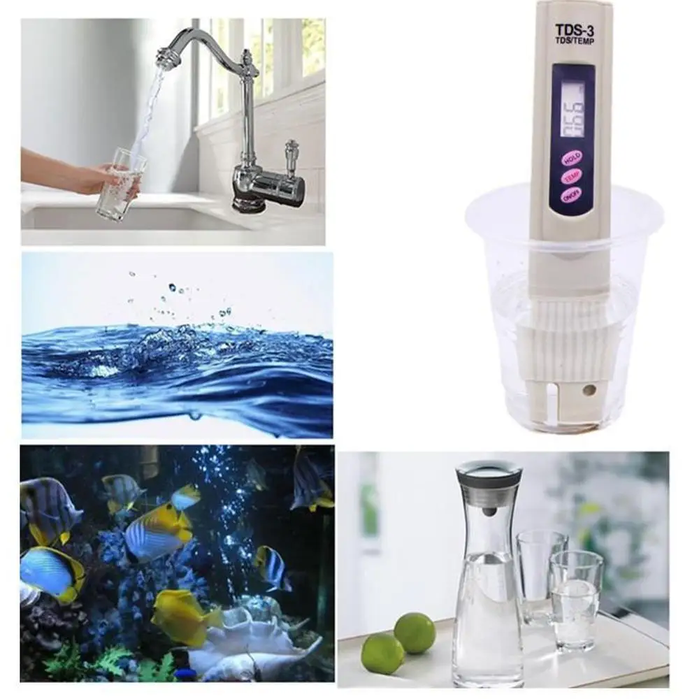

1Pc Portable Pen Portable Digital Water Meter Filter Measuring Tester Purity Water Meter TDS Quality S1I0