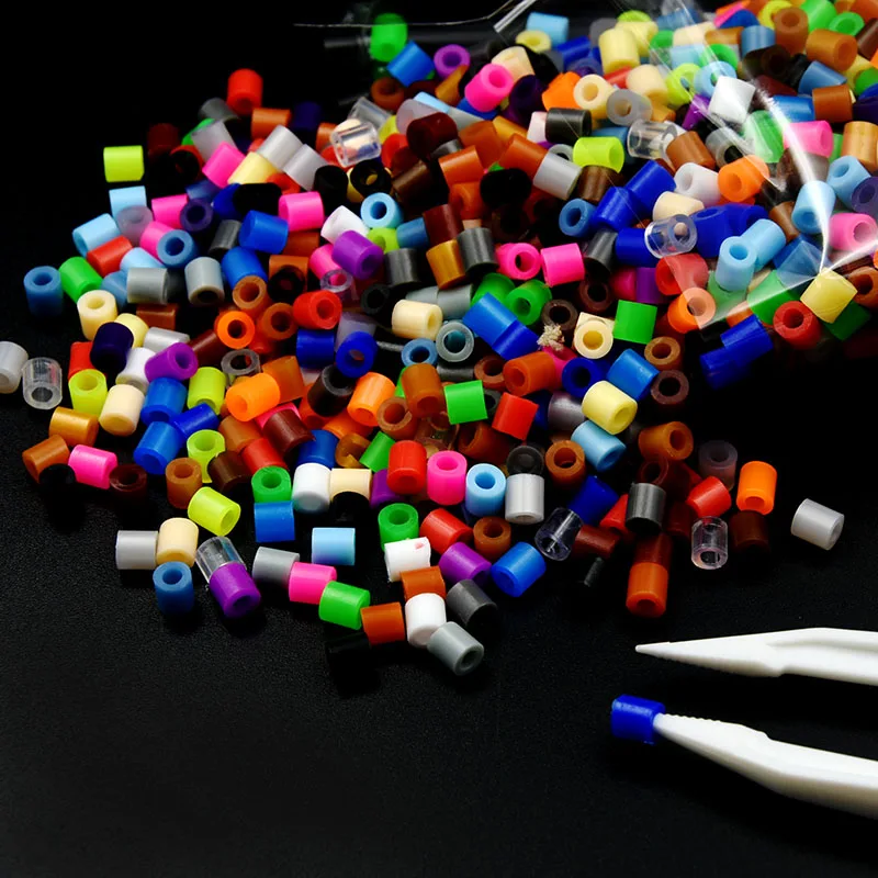 

500 Pcs Pack 5mm Hama Beads/ Fuse Beads *GREAT KID FUN.Diy Intelligence Educational Toys Craft Puzzles Beadbond Diy