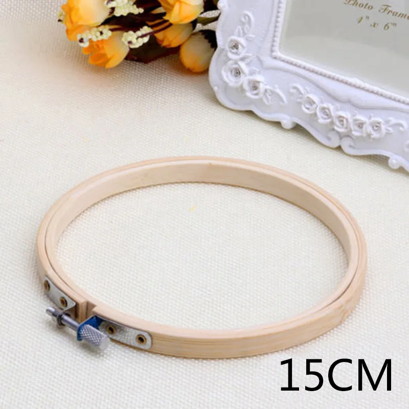 

15-26CM Hand Embroidery Hoop Round Cross Stitch Frame Needle Crafts DIY Tool DY