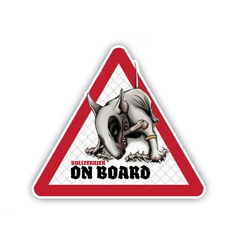 

13cm Dog Car Stickers Dog on Board Decals Pet Dog Decal Dog Warning Sign Humorous Car Stickers
