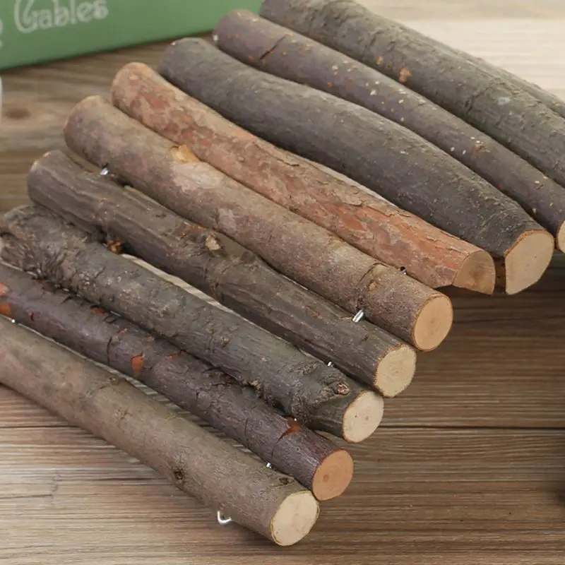 

Rabbits Hamster Large Flexible Wood Hideout Bridge Tube Small Animals House Ramp