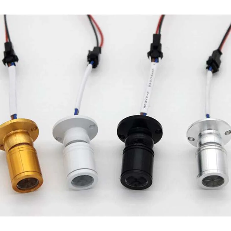 1 Вт Светодиодная подсветка под шкаф витрина Мини прожектор винный ювелирных