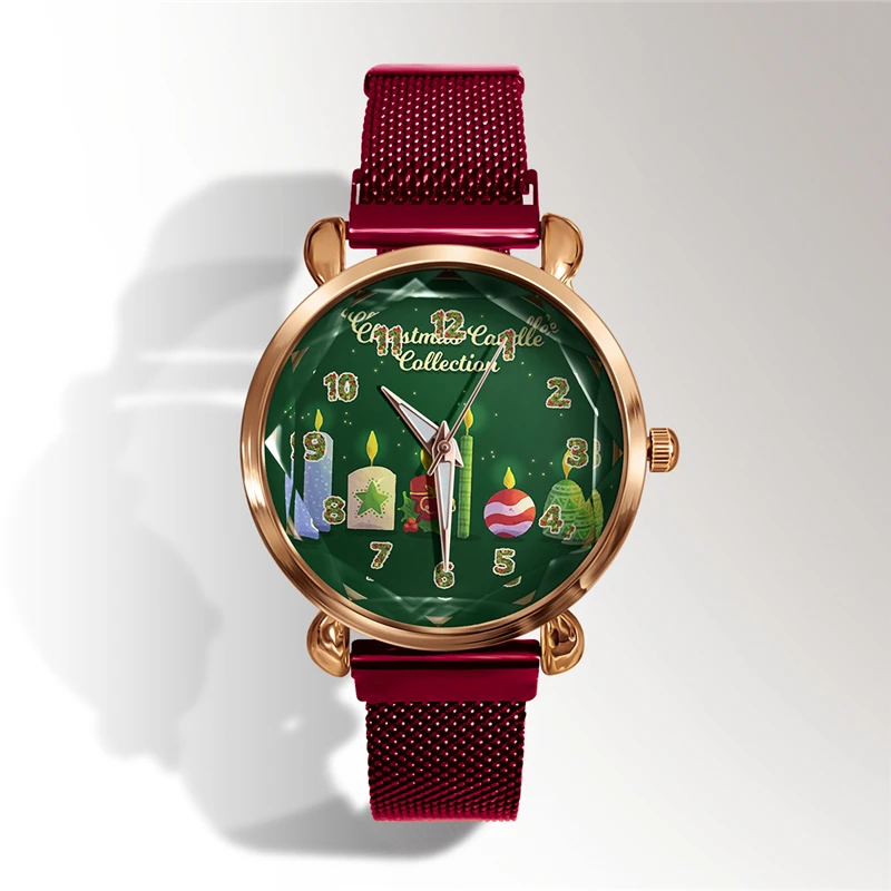 По индивидуальному заказу рождественские подарочные часы способа изготовленный