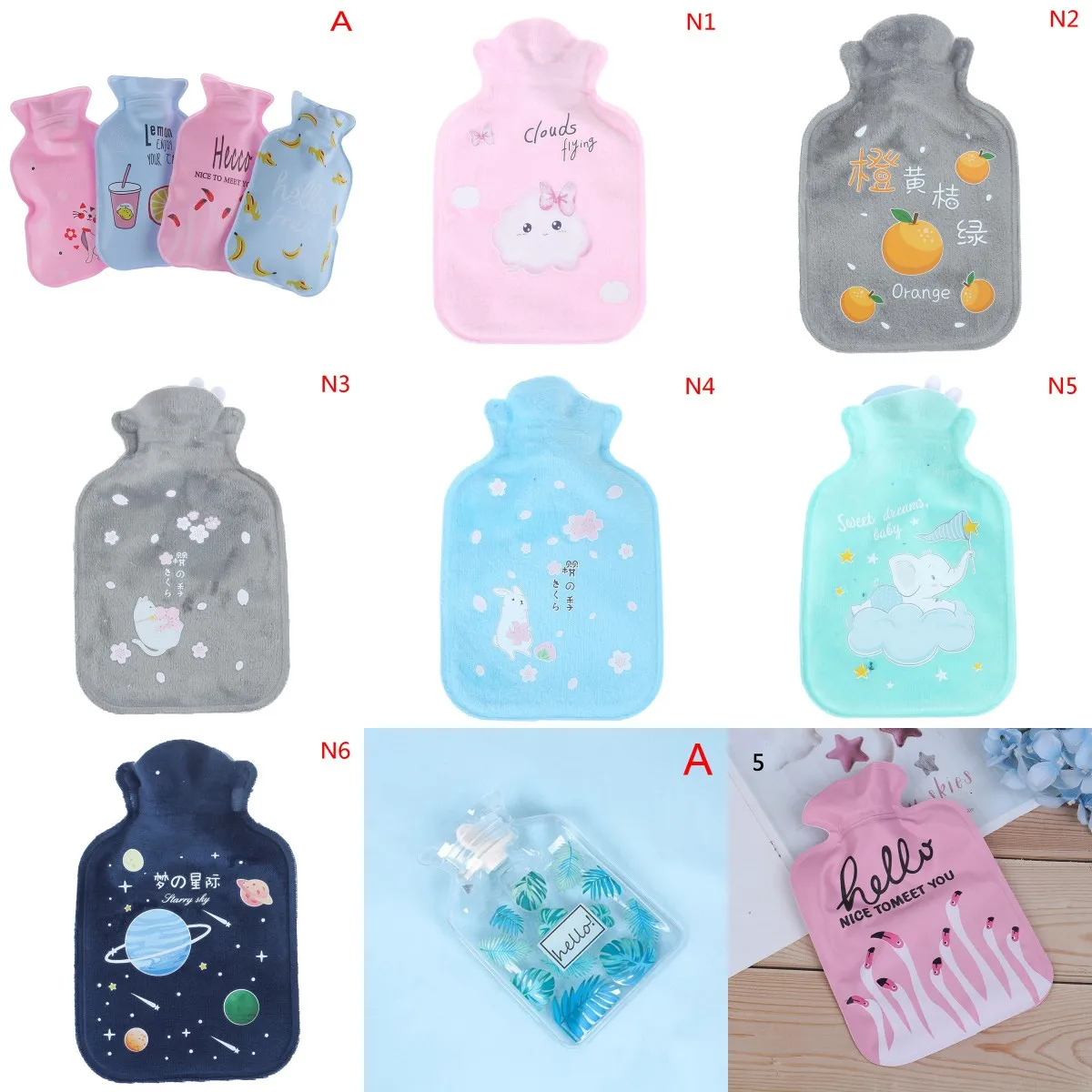 Зимняя бутылка для горячей воды теплое украшение живота заполненная