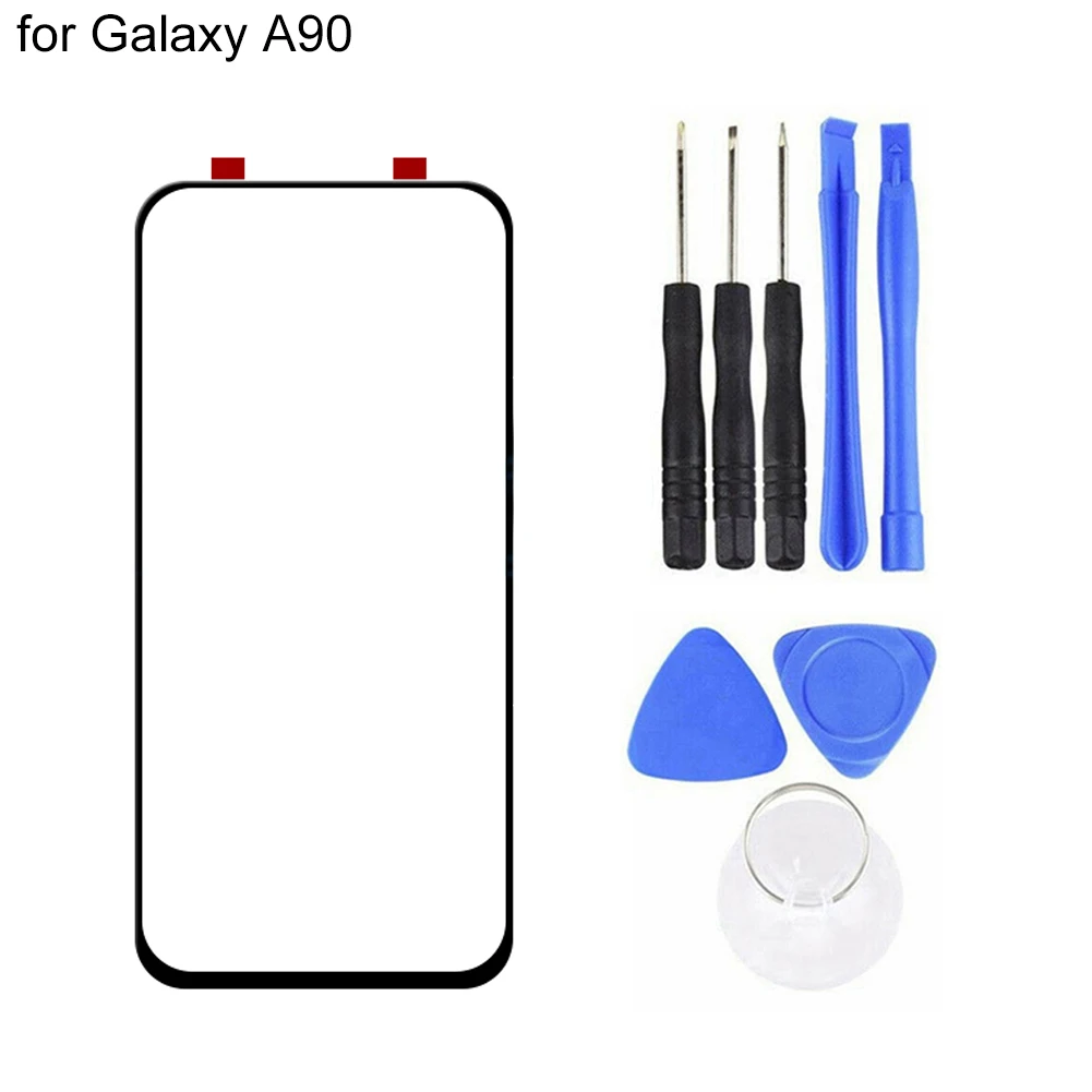 Для Samsung Galaxy A10-A90 A10 A20 A30 A40 A50 A60 A70 A80 A90 экрана Переднее стекло объектива Замена