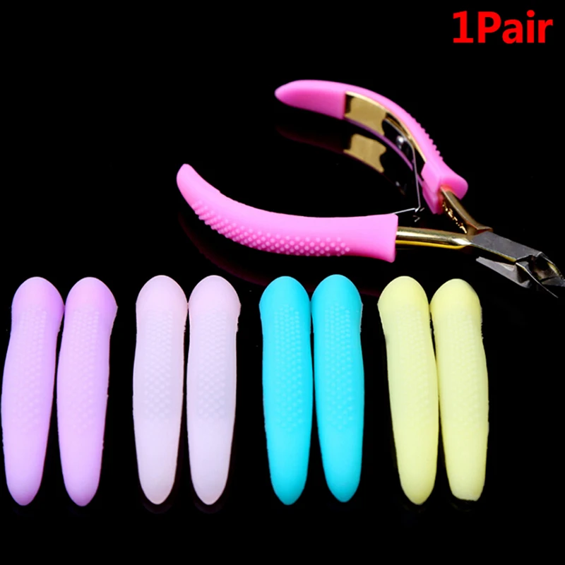 

2pcs Nipper Cover Protective Sleeve For Nail Cuticle Scissors Manicure Pedicure Tools Kit Dead Skin Scissor Hand Cap