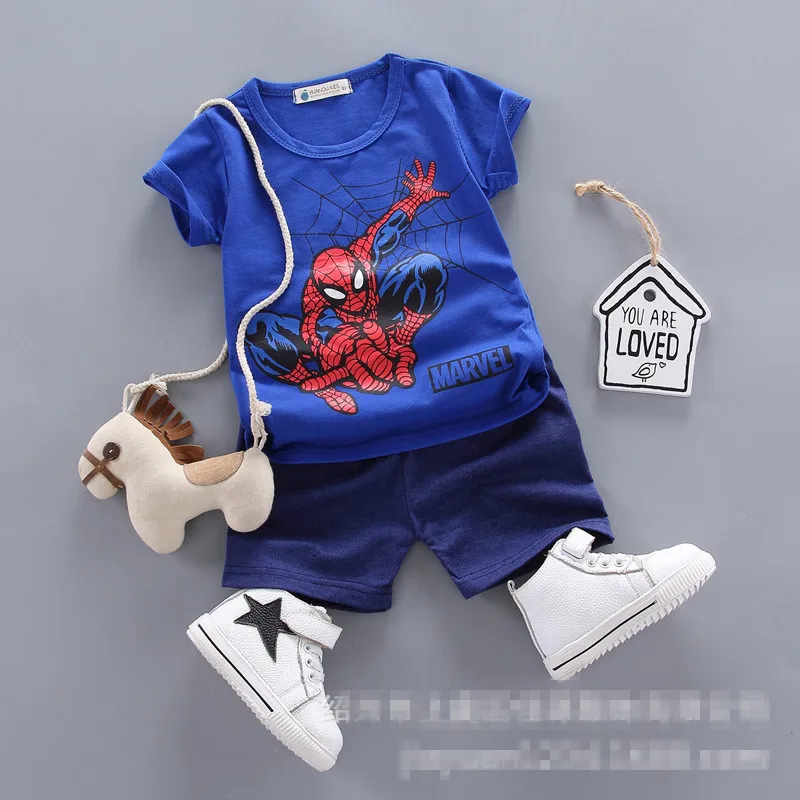 Комплекты детской одежды Новинка лета 2019 футболка с короткими рукавами и