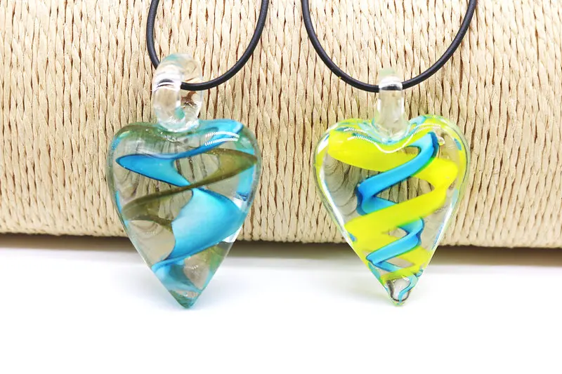 Новое модное ожерелье с трехмерной росписью из стекла в китайском стиле кулон