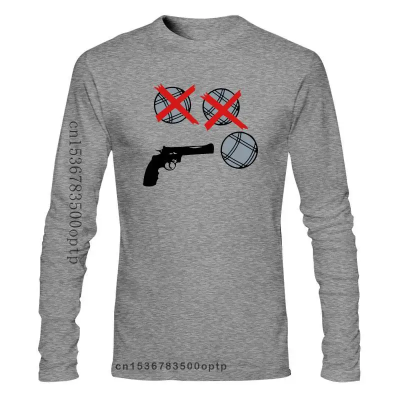 

Новинка футболка petanque next shooter с пистолетным мячом 3 Мужская футболка с коротким рукавом на заказ оригинальная свободная футболка в летнем ст...