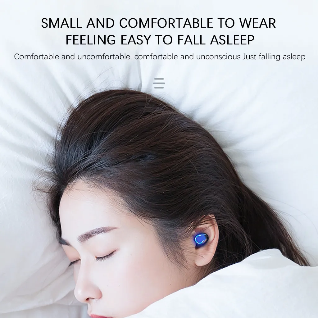 1X TWS наушники Bluetooth 5 0 гарнитура twins беспроводные мини стерео горячий светодиодный