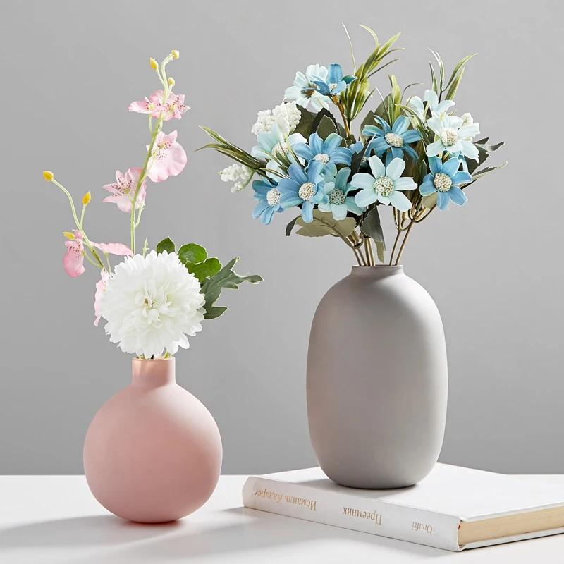 

Vases for Flowers Vase Decoration Home Nordic Flower Vase Ceramic Home Decoration Accessories Modern Living Room Decoration