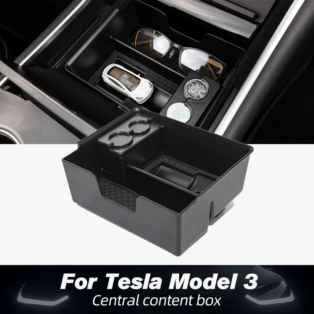 TEY Model3 Автомобильная Центральная коробка для хранения Tesla Model Three Accessories 2020