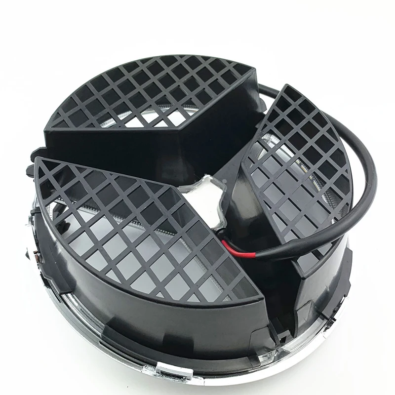 Car Grill Emblem with LED Light for Mercedes Benz E/A/B/ML/GL/CLA/CLS/R/C/GLA/SLK/GLK Class Viano Replace Insignia Badge |