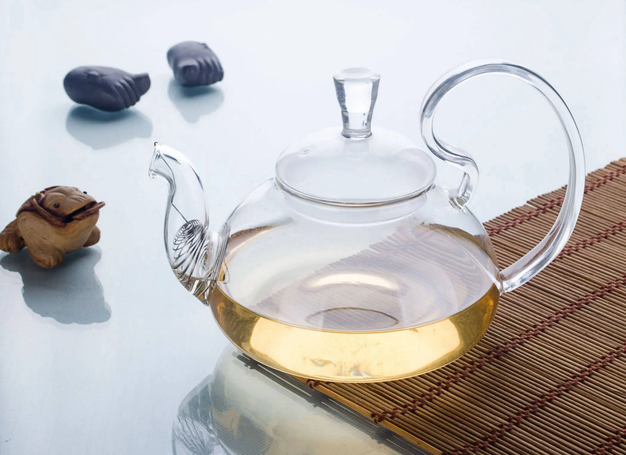 1 чайный набор из прозрачного стекла 830 мл термостойкий стеклянный чайник с