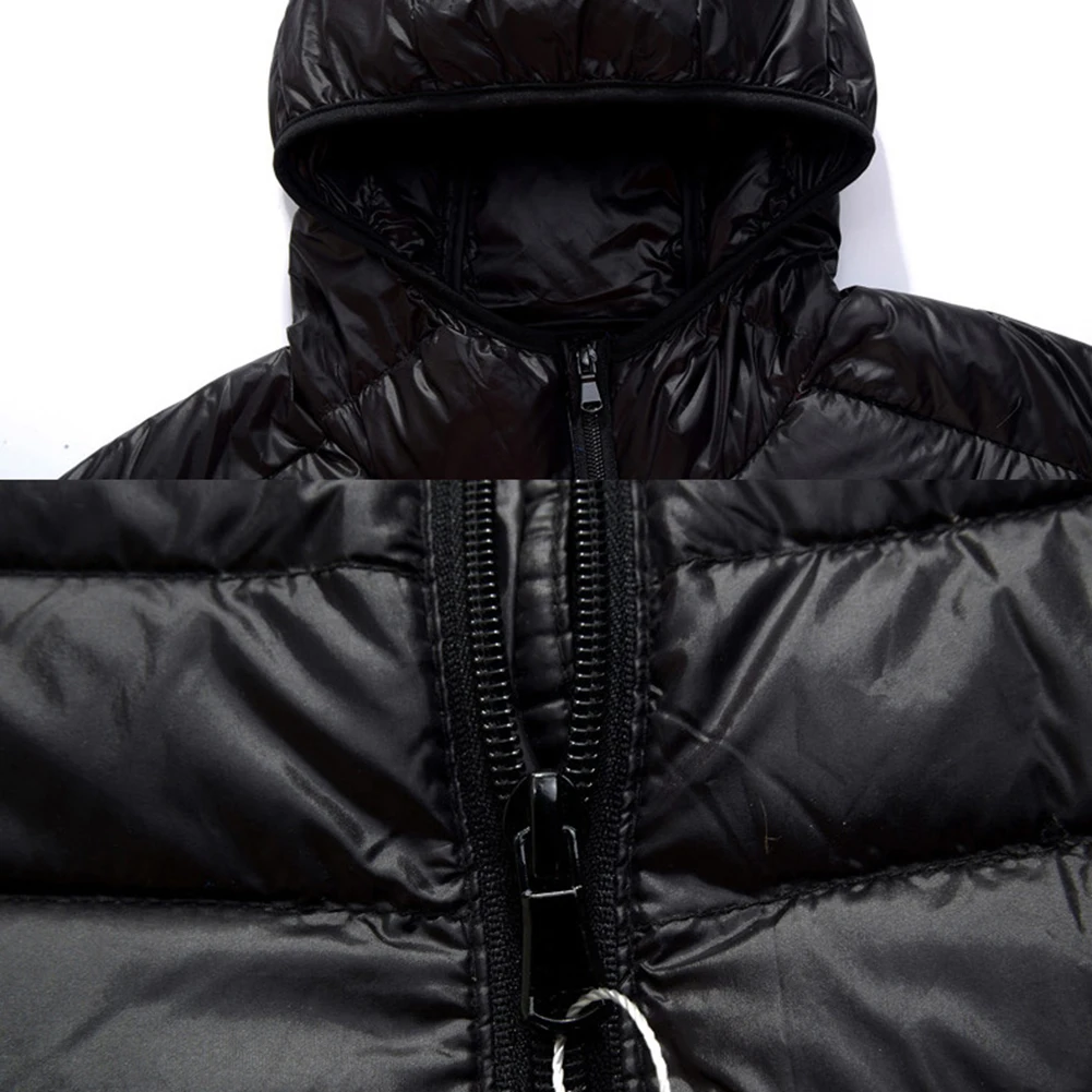 2019 Jacket Men Ultralight Duck Down Hooded Jacket Warm Jacket Portable Package Men Jacket