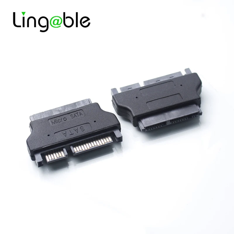 

Переходник Lingable SATA для планшетов 7 + 15 22P Male к Micro SATA 7 + 9 16Pin Female