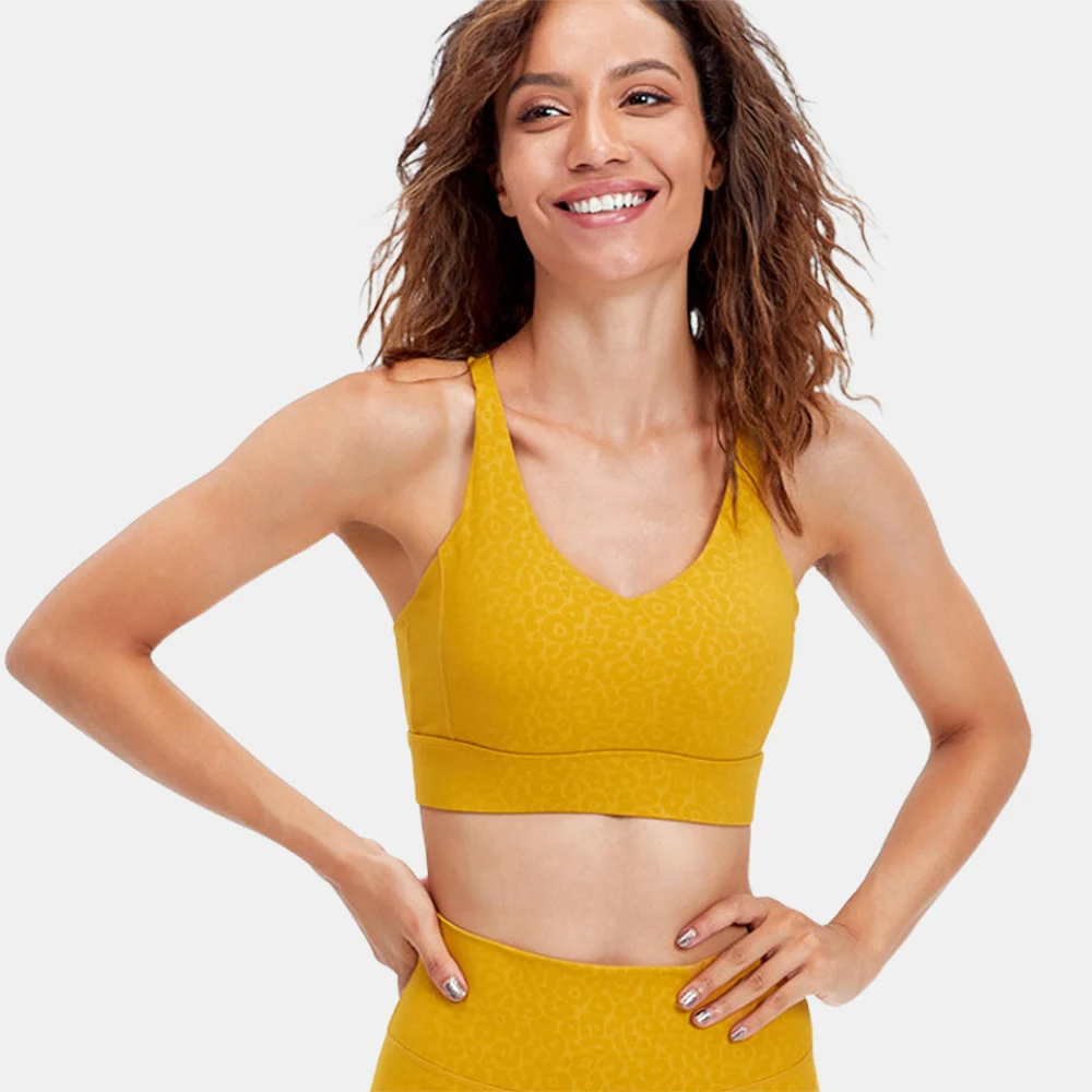 

Укороченный топ с открытой спиной, женский спортивный бюстгальтер с леопардовым принтом, тренировочный синий бюстгальтер для йоги, зимняя ...