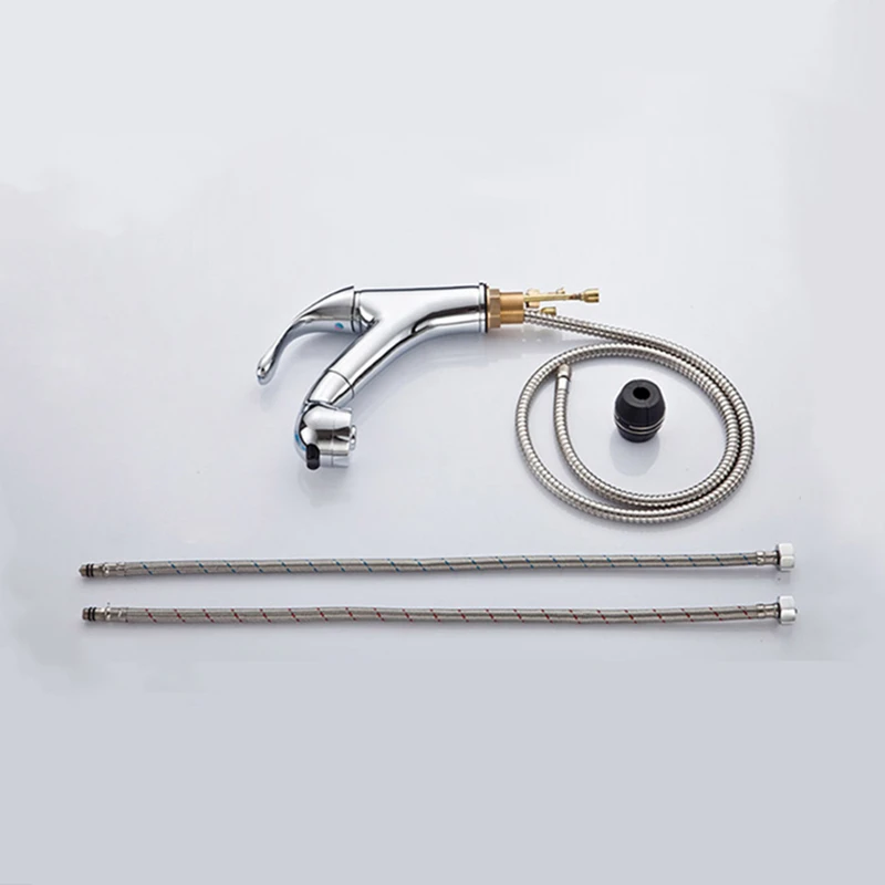 LIUYUE смесители для умывальника черный/хромированный латунный кран ванной