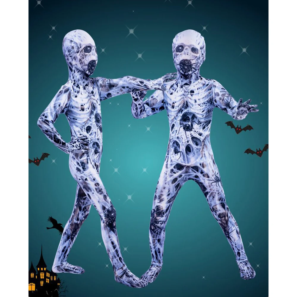 Детский костюм для пауков косплея мальчиков и девочек