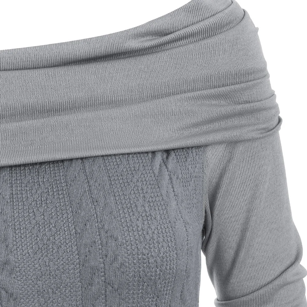 ROSEGAL Fashion Winter Sweaters Lace Up Cowl Neck Guipure Insert Longline Knitwear Long Sleeve Autumn Pullovers Daily Casual | Женская