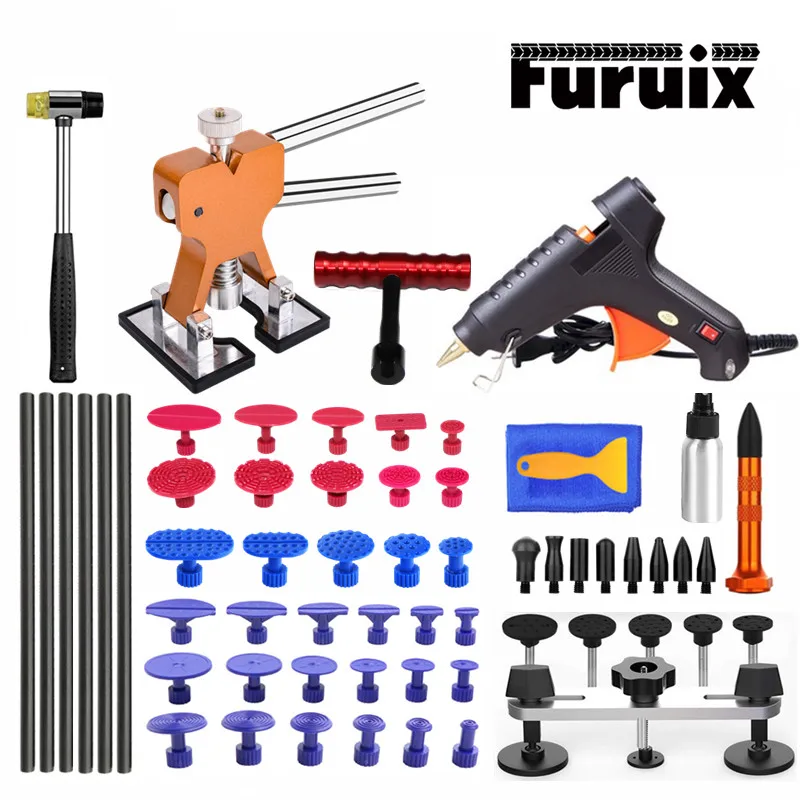 Набор инструментов для удаления вмятин на автомобиле комплект ремонта без