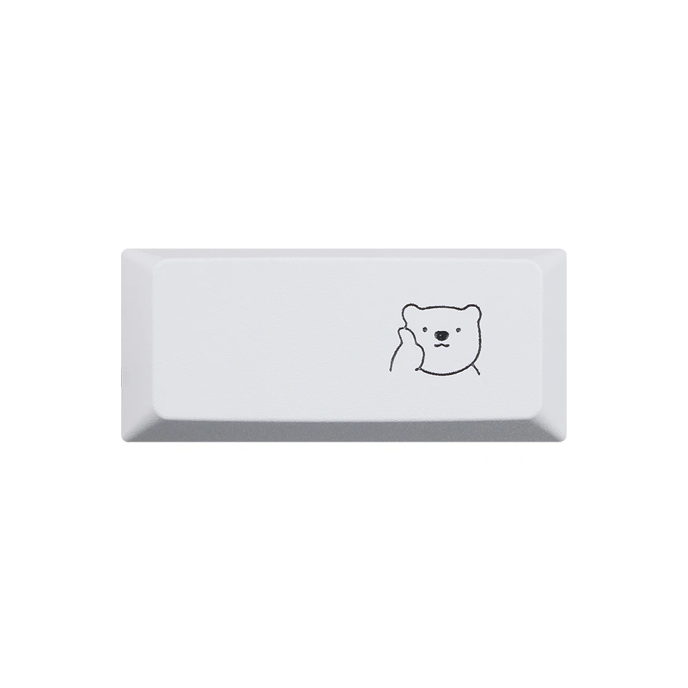 JKDK Littel Bear Enter Artisan Keycap CNC анодированный алюминий совместимый с переключателями Cherry
