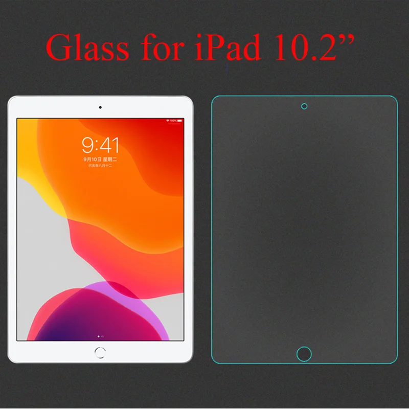 Защитное стекло для Apple iPad 10 2 дюйма прозрачное закаленное 8 2020 защитная пленка |