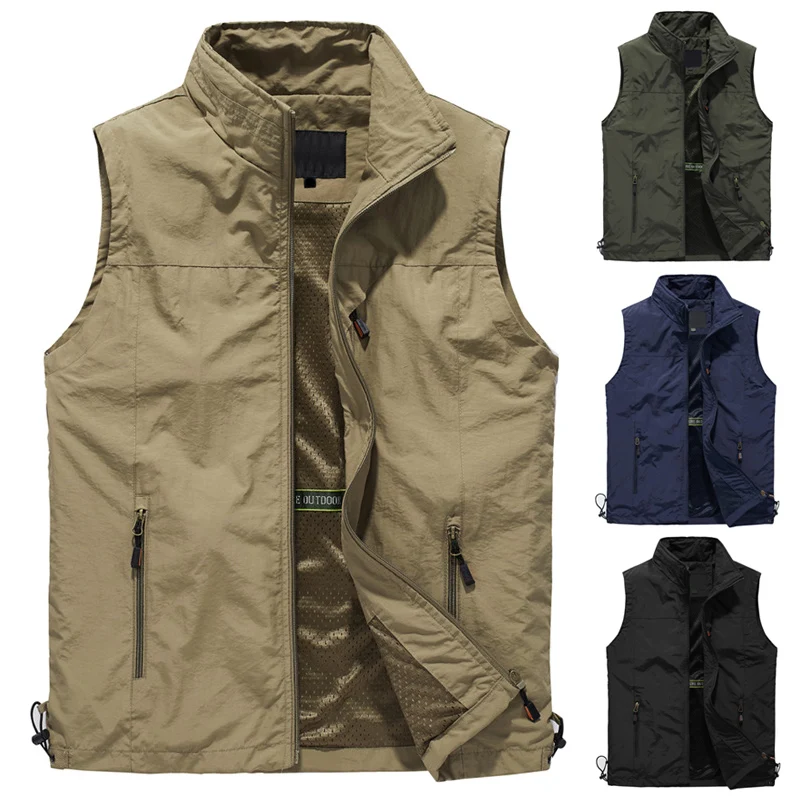 

Мужской жилет для активного отдыха, сетчатый дышащий жилет для спорта и рыбалки, TC21