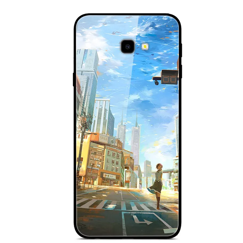 31 Для samsung J4 Plus чехол закаленное стекло твердая задняя крышка для samsung Galaxy J4 Plus чехол J 4 Plus A20E A2 Core Note 10 Plus - Цвет: 31