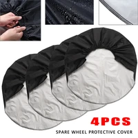 4pcs universal 32inch car suv tire cover case spare tire wheel bag tyre protection cover waterproof covers