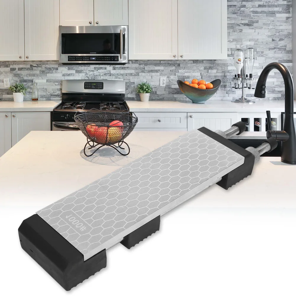 

Constant Angle Non Slip With Base 400 1000 Grit Kitchen Tool Double Sided Home Gadget Sharpening Stone Grinding Practical