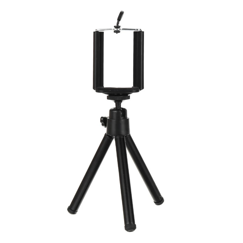 

Universal Professional Clip with Aluminum Tripod Mount 360 Degree Rotatable For Mobile Smart Phone Holder Stands Accessory