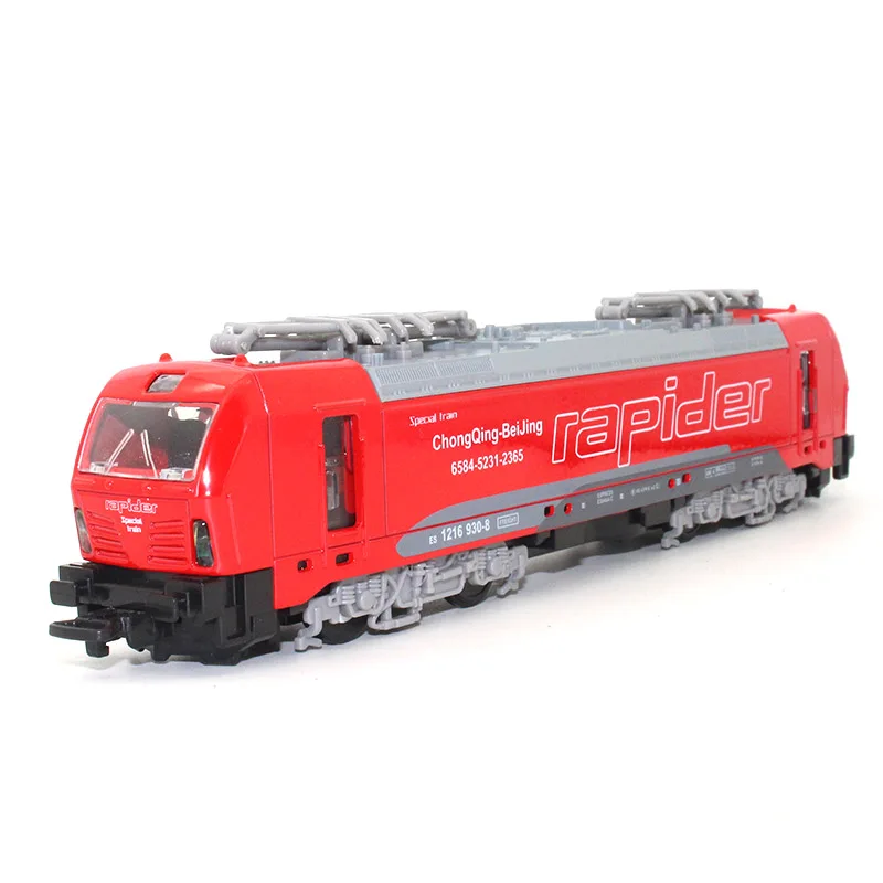 1:32 Train model kids toys Metal material car Sound and light pull back Toy train | Railed/Motor/Cars/Bicycles