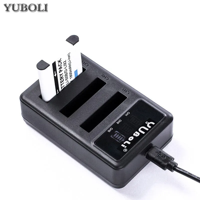 Аккумулятор 6x bateria LI 50B зарядное устройство с ЖК экраном и USB портом для Olympus Stylus 1020