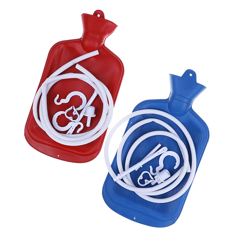 Silicone Enema Bag Kit for Colon Cleansing with Hose Health Anal Vagina Cleaner Washing Flusher Constipation 2000ml | Красота и