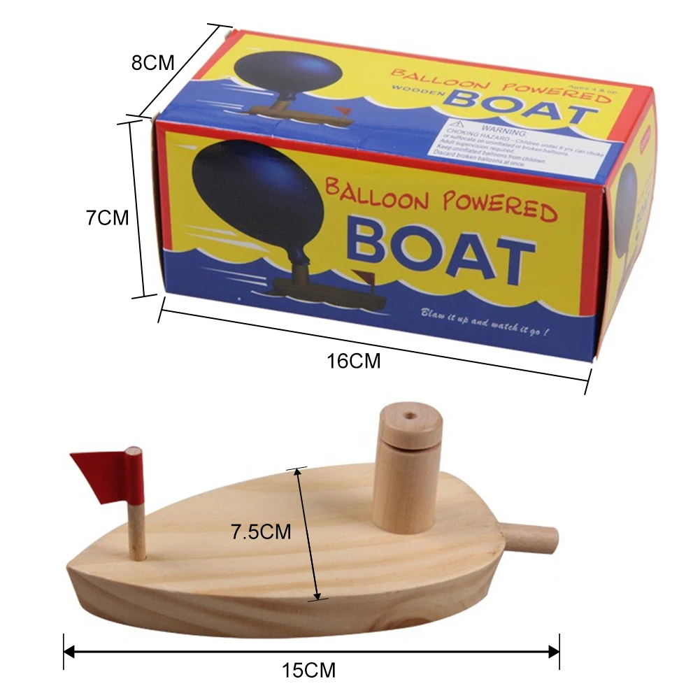 

Rrival Baby Bath Toys Balloon Powered Driven Water Boat Classic Toys Swimming Bath Toy Educational Early Development